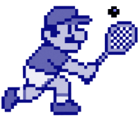 pixelart squasher blauw links